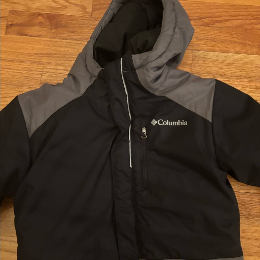 Columbia Kids Black and Gray Coat